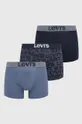 σκούρο μπλε Μποξεράκια Levi's 3-pack Ανδρικά