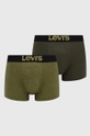 zelená Boxerky Levi's (2-pak) Pánsky