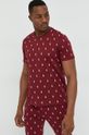 kasztanowy Polo Ralph Lauren t-shirt piżamowy bawełniany