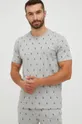 сірий Бавовняна піжамна футболка Polo Ralph Lauren Чоловічий
