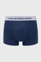 Боксери Polo Ralph Lauren 3 - Pack блакитний