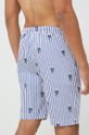 Bavlněné pyžamové šortky Polo Ralph Lauren světle modrá