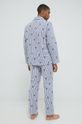 světle modrá Bavlněné pyžamo Polo Ralph Lauren