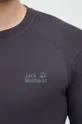 siva Jack Wolfskin funkcionalna majica dugih rukava
