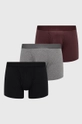 bordo Boksarice Abercrombie & Fitch (3-pack) Moški