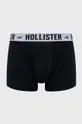 czarny Hollister Co. bokserki (3-pack)