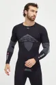 μαύρο Λειτουργικό μακρυμάνικο πουκάμισο X-Bionic Energizer 4.0 Ανδρικά