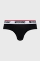 Σλιπ Moschino Underwear 2-pack μαύρο