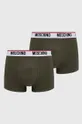 zielony Moschino Underwear bokserki 2-pack Męski