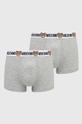 szary Moschino Underwear bokserki 2-pack Męski