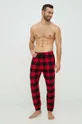 czerwony Hollister Co. spodnie piżamowe Męski