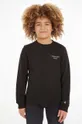 czarny Calvin Klein Jeans bluza dziecięca IB0IB01292.9BYY Chłopięcy