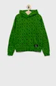 πράσινο Παιδική βαμβακερή μπλούζα Calvin Klein Jeans Για αγόρια