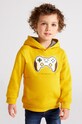 Mayoral bluza dziecięca z kapturem żółty 4456.5E.MINI