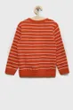 Детская хлопковая кофта United Colors of Benetton оранжевый