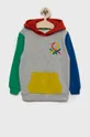 γκρί Παιδική βαμβακερή μπλούζα United Colors of Benetton Για αγόρια