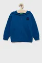 niebieski United Colors of Benetton bluza bawełniana dziecięca Chłopięcy