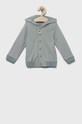 Dětská mikina United Colors of Benetton s kapucí modrá 3ETVA5009.W