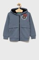 United Colors of Benetton bluza bawełniana dziecięca nadruk niebieski 3J74G500Z.P