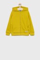 United Colors of Benetton bluza bawełniana dziecięca bawełna zielony 3QLAC500W.G