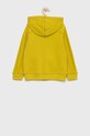 United Colors of Benetton bluza bawełniana dziecięca 3QLAC500W.G zielony AW22