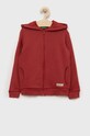 United Colors of Benetton bluza bawełniana dziecięca bawełna różowy 3QLAC500W.G