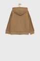 United Colors of Benetton bluza bawełniana dziecięca 3QLAC500W.G brązowy AW22