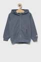 United Colors of Benetton bluza bawełniana dziecięca bawełna niebieski 3QLAG500T.P
