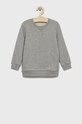 Dětská bavlněná mikina United Colors of Benetton bez kapuce šedá 3QLAG104X.P