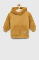 United Colors of Benetton bluza dziecięca z kapturem zielony 34NEG501K.P