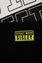 μαύρο Παιδική βαμβακερή μπλούζα Sisley