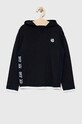 Παιδικό βαμβακερό πουλόβερ Pepe Jeans Logan Hoodie άλλο σκούρο μπλε PB701146.594