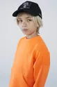 oranžna Otroška mikica Karl Lagerfeld Fantovski