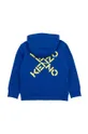 Παιδική βαμβακερή μπλούζα Kenzo Kids σκούρο μπλε