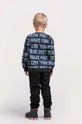 μαύρο Παιδική βαμβακερή μπλούζα Coccodrillo