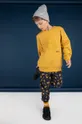 Παιδική βαμβακερή μπλούζα Coccodrillo κίτρινο