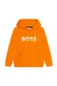 Παιδική μπλούζα BOSS πορτοκαλί