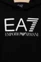 EA7 Emporio Armani bluza bawełniana dziecięca czarny