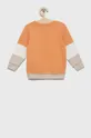 Παιδική βαμβακερή μπλούζα Tom Tailor πορτοκαλί