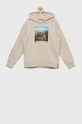 Dětská mikina Tom Tailor s kapucí béžová 1033195