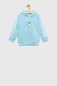adidas Performance bluza dziecięca x Pixar z kapturem niebieski HI0998