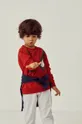 rdeča Otroški bombažen pulover zippy Fantovski