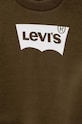 Băieți Levi's hanorac de bumbac pentru copii 6E9079. verde