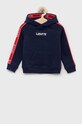Levi's hanorac de bumbac pentru copii print bleumarin 8EF875.