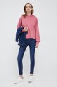Tommy Hilfiger pulóver WW0WW34895.9BYY rózsaszín AW22