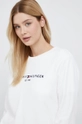 biały Tommy Hilfiger bluza bawełniana