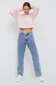 Calvin Klein Jeans bluza bawełniana J20J218986.9BYY pastelowy różowy