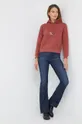 Calvin Klein Jeans bluza czerwony