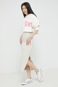 Tommy Jeans bluza DW0DW13577.9BYY DW0DW13577.9BYY beżowy AW22