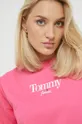 różowy Tommy Jeans bluza DW0DW13574.9BYY
